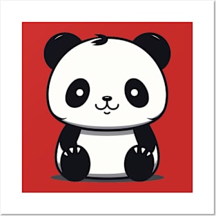 Cute panda Posters and Art